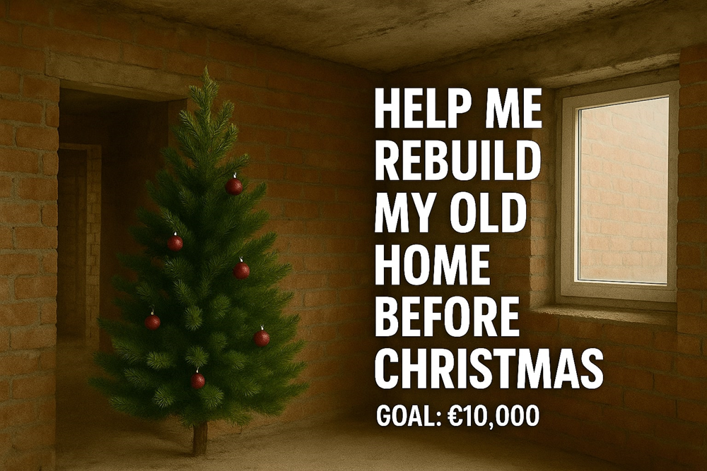 Help me rebuild my old home before Christmas
