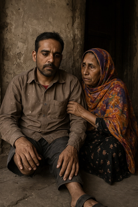 “Support a Disabled Son and His Elderly Mother to Survive”